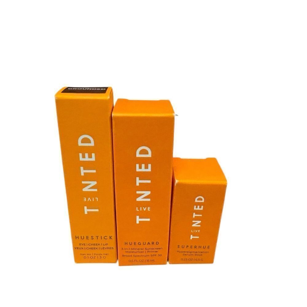Live Tinted Skincare & Makeup Set (Huestick, Hueguard, Superhue), New